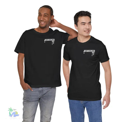 Two black t-shirts.