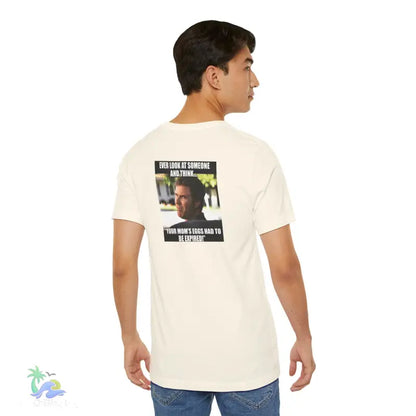 T-shirt with meme.