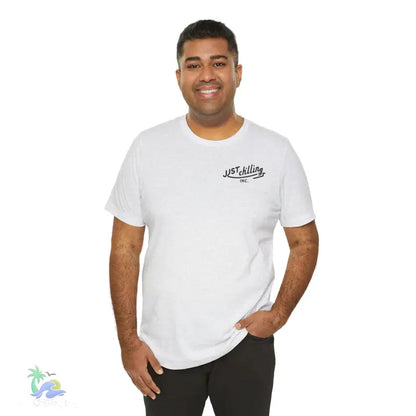White t-shirt.