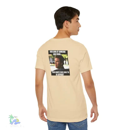 T-shirt with meme.