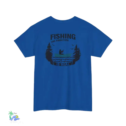 Fish the addiction is real- Unisex Heavy Cotton Tee - T-Shirt