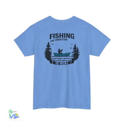Fish the addiction is real- Unisex Heavy Cotton Tee - T-Shirt