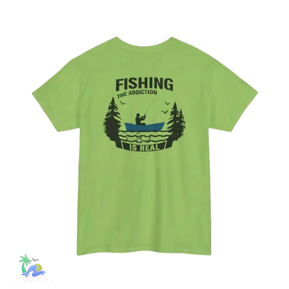 Fish the addiction is real- Unisex Heavy Cotton Tee - T-Shirt