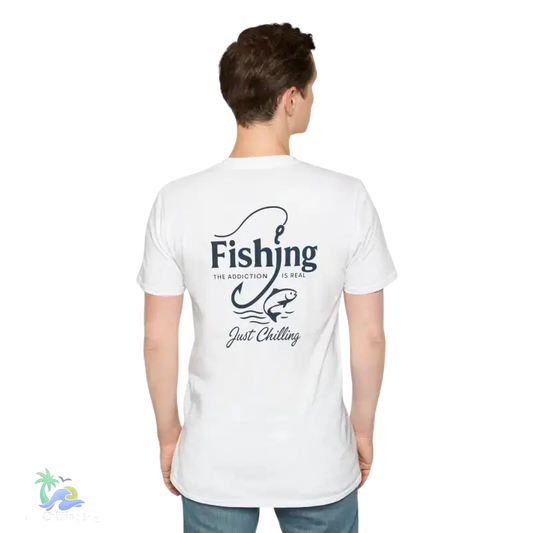 Fishing Addiction Unisex T-Shirt Casual Wear Outdoor Shirt Gift for Fishermen Summer Tee Fishing Enthusiast Apparel