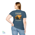 Unisex Fishing T-Shirt – Soft Cotton Tee | Casual Fishing Shirt for Anglers - Just Chilling Inc.