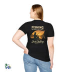 Unisex Fishing T-Shirt – Soft Cotton Tee | Casual Fishing Shirt for Anglers - Just Chilling Inc.