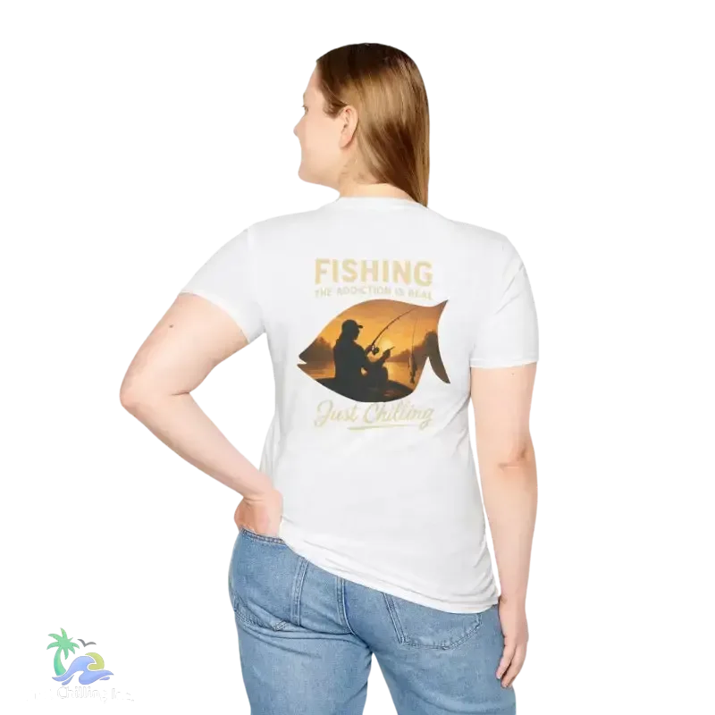 Unisex Fishing T-Shirt – Soft Cotton Tee | Casual Fishing Shirt for Anglers - Just Chilling Inc.
