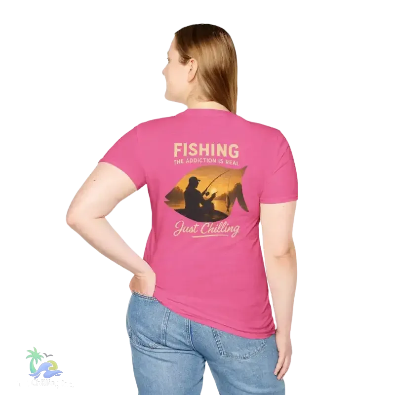 Unisex Fishing T-Shirt – Soft Cotton Tee | Casual Fishing Shirt for Anglers - Just Chilling Inc.