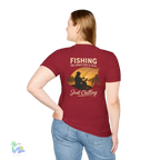 Unisex Fishing T-Shirt – Soft Cotton Tee | Casual Fishing Shirt for Anglers - Just Chilling Inc.