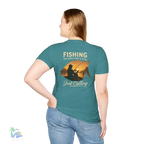 Unisex Fishing T-Shirt – Soft Cotton Tee | Casual Fishing Shirt for Anglers - Just Chilling Inc.