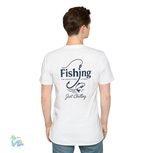 Fishing Addiction Unisex T-Shirt Casual Wear Outdoor Shirt Gift for Fishermen Summer Tee Fishing Enthusiast Apparel