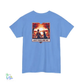 Girl relaxing with her dog - Unisex Heavy Cotton Tee - Just Chilling Inc.