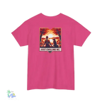 Girl relaxing with her dog - Unisex Heavy Cotton Tee - Just Chilling Inc.