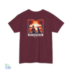Girl relaxing with her dog - Unisex Heavy Cotton Tee - Just Chilling Inc.