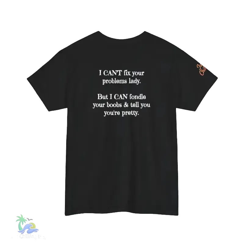 Problem T-Shirt – Unisex Heavy Cotton Tee | Classic Fit, Soft Breathable Fabric - Just Chilling Inc.