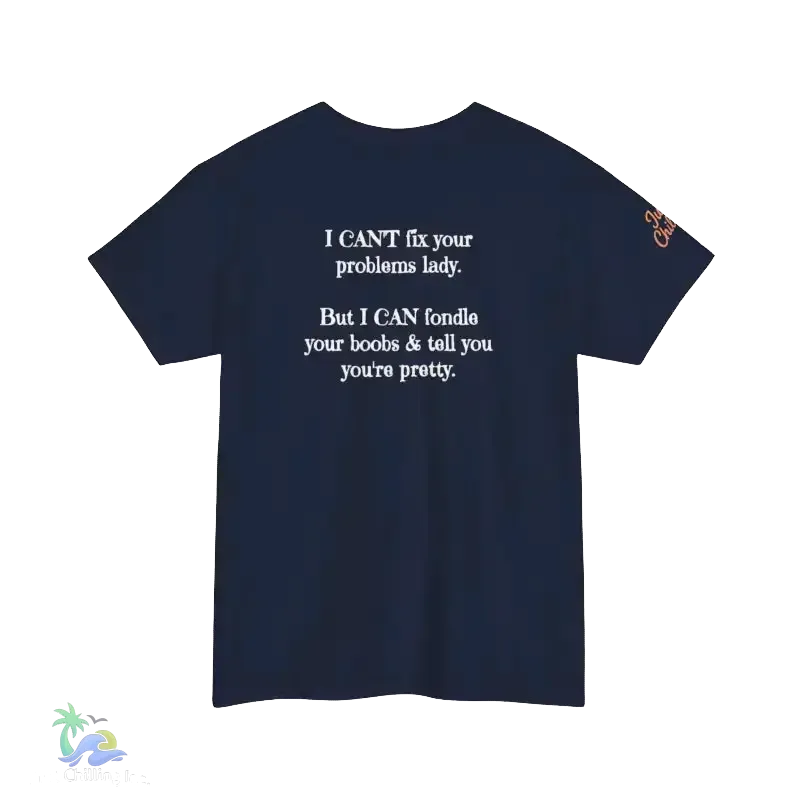 Problem T-Shirt – Unisex Heavy Cotton Tee | Classic Fit, Soft Breathable Fabric - Just Chilling Inc.