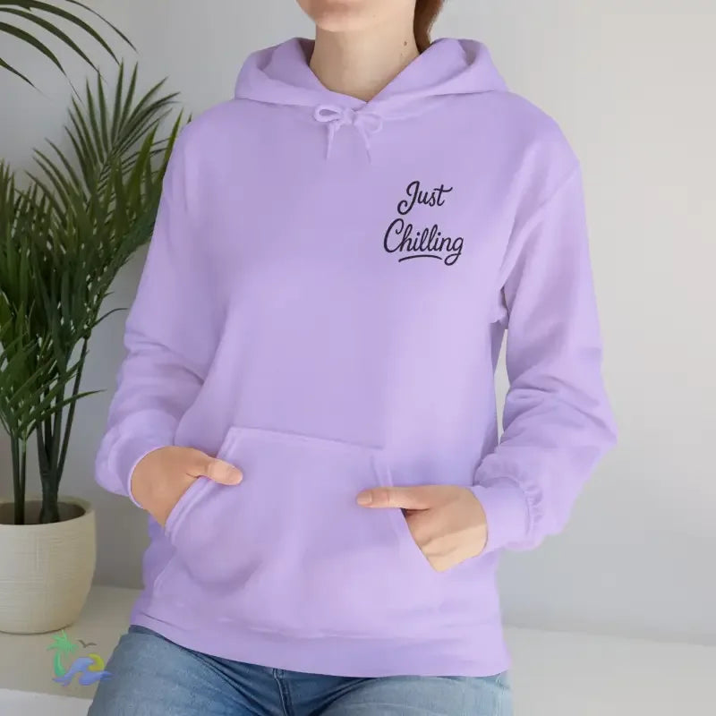 Unisex Hooded Sweatshirt – Heavy Blend Hoodie With Kangaroo Pocket & Drawstring Hood - Just Chilling Inc.