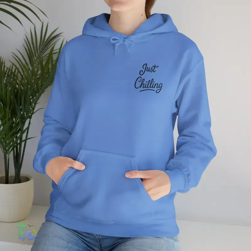 Unisex Hooded Sweatshirt – Heavy Blend Hoodie With Kangaroo Pocket & Drawstring Hood - Just Chilling Inc.