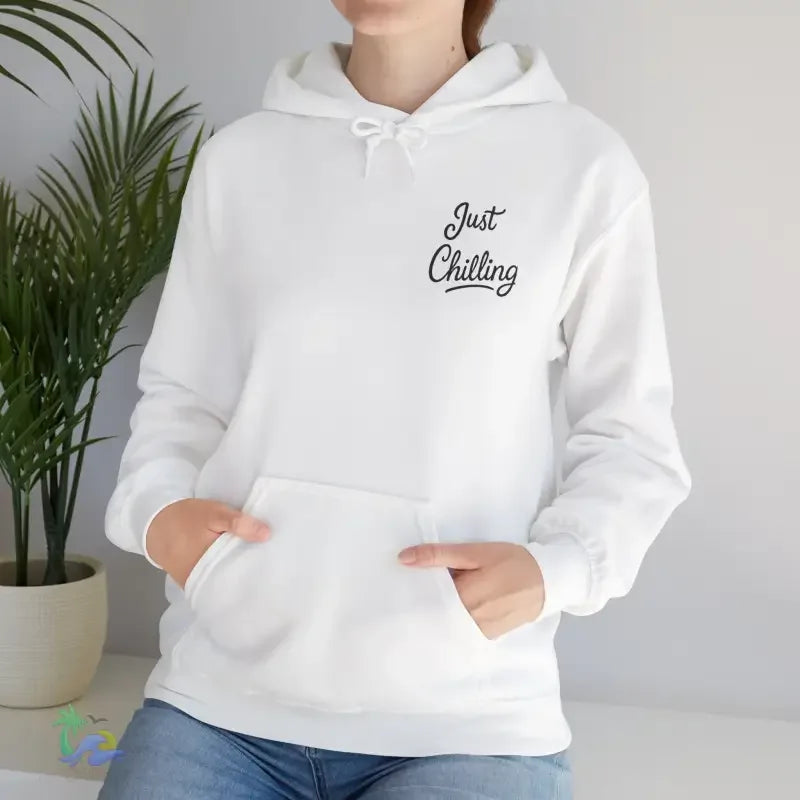 Unisex Hooded Sweatshirt – Heavy Blend Hoodie With Kangaroo Pocket & Drawstring Hood - Just Chilling Inc.