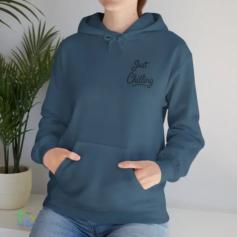 Unisex Hooded Sweatshirt – Heavy Blend Hoodie With Kangaroo Pocket & Drawstring Hood - Just Chilling Inc.