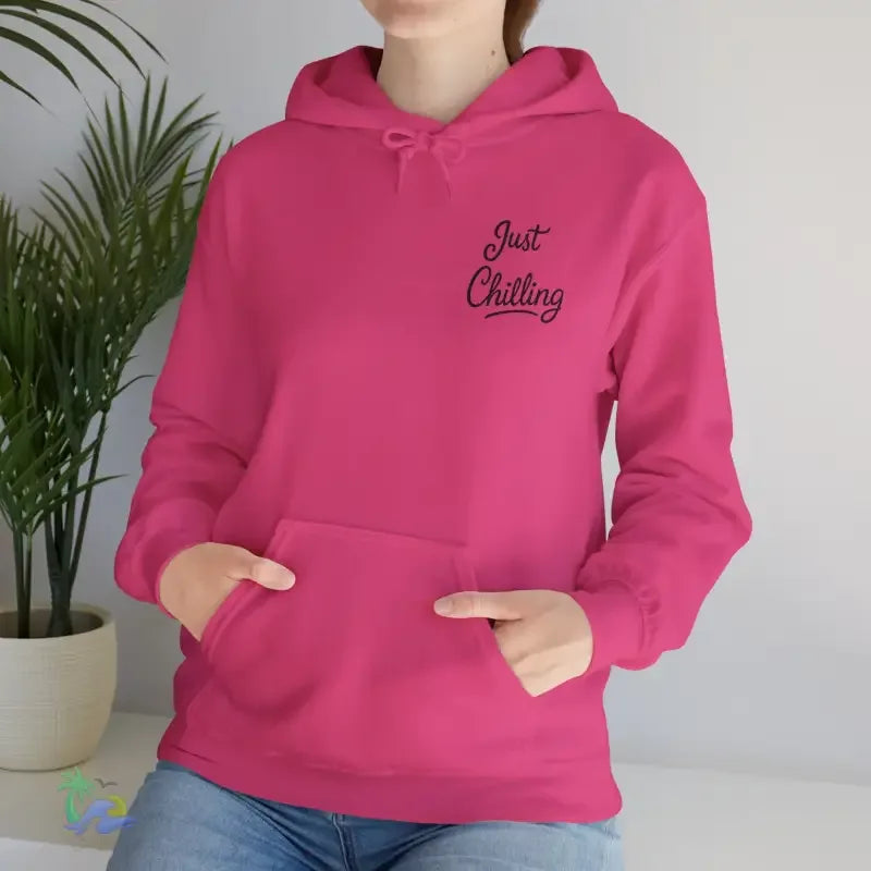 Unisex Hooded Sweatshirt – Heavy Blend Hoodie With Kangaroo Pocket & Drawstring Hood - Just Chilling Inc.