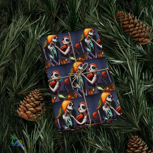 Jack and Sally Wrapping Papers - Perfect for Fans of The Nightmare Before Christmas - Just Chilling Inc. - 