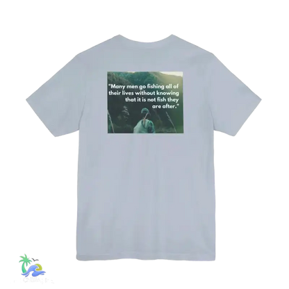 Unisex Jersey Short Sleeve Tee fishing shirt - Light Blue / S - T-Shirt