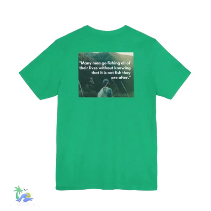 Unisex Jersey Short Sleeve Tee fishing shirt - Heather Kelly / S - T-Shirt