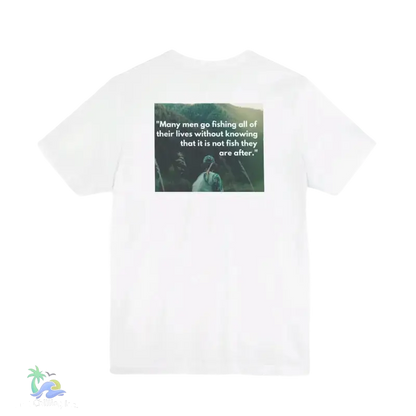 Unisex Jersey Short Sleeve Tee fishing shirt - White / S - T-Shirt