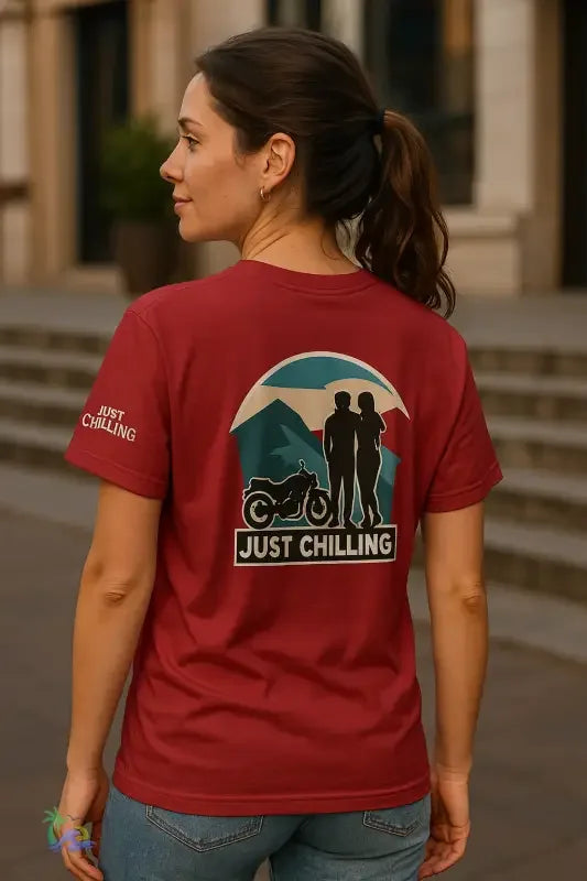 Heavy Cotton Tee – Just Chillin’ Couple T-Shirt | Unisex Casual Wear, Soft Breathable Fabric - Just Chilling Inc.