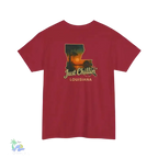 Just Chillin’ Louisiana Sunset Tee – Unisex Heavy Cotton State Pride Shirt - Just Chilling Inc.