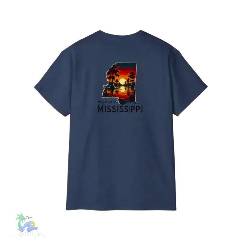 Mississippi Graphic Tee | Soft Breathable Cotton Shirt – Casual Summer Style - Just Chilling Inc.
