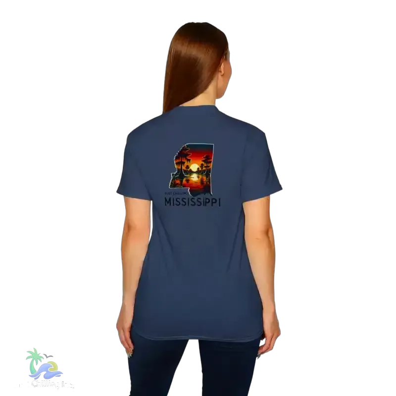 Mississippi Graphic Tee | Soft Breathable Cotton Shirt – Casual Summer Style - Just Chilling Inc.