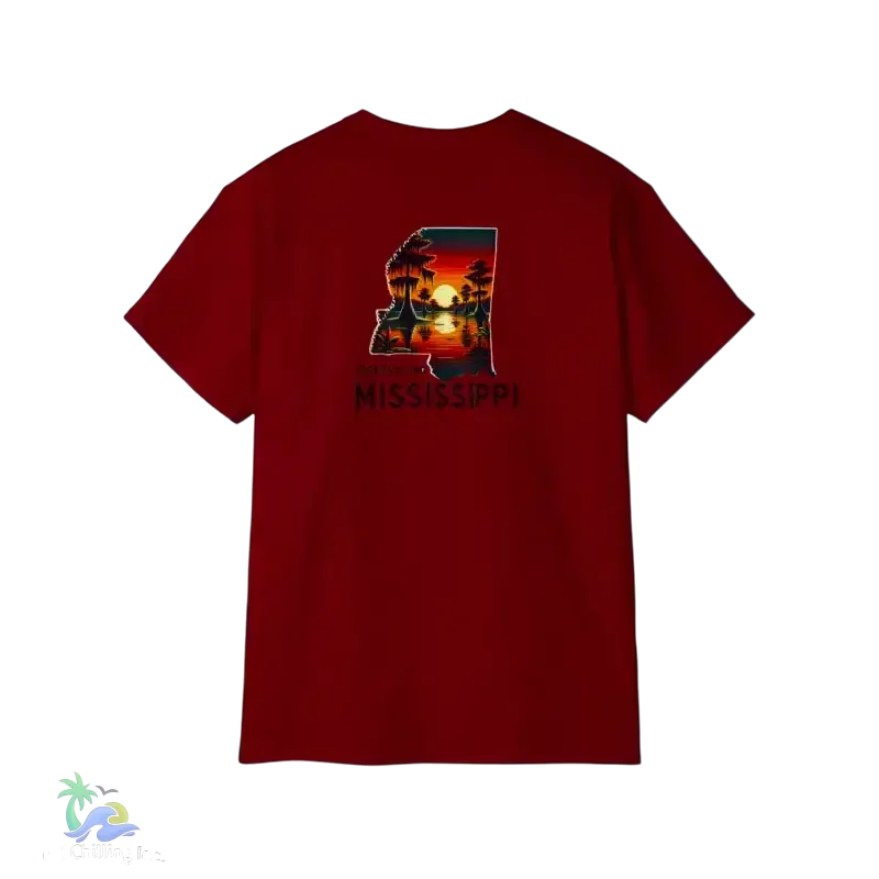 Mississippi Graphic Tee | Soft Breathable Cotton Shirt – Casual Summer Style - Just Chilling Inc.