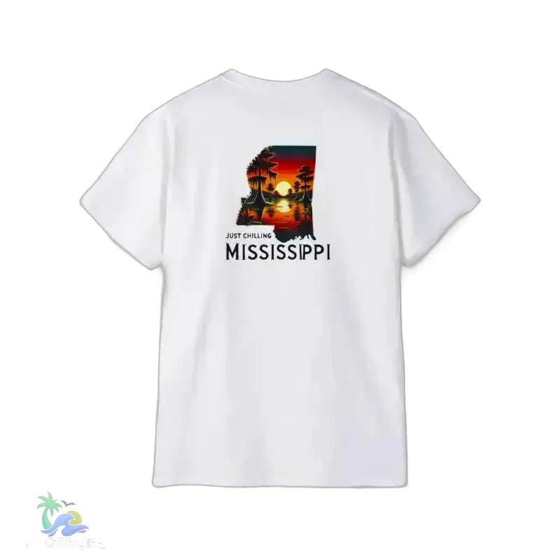 Mississippi Graphic Tee | Soft Breathable Cotton Shirt – Casual Summer Style - Just Chilling Inc.