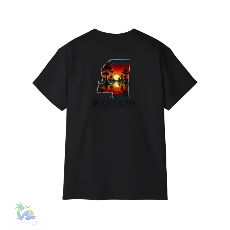 Mississippi Graphic Tee | Soft Breathable Cotton Shirt – Casual Summer Style - Just Chilling Inc.