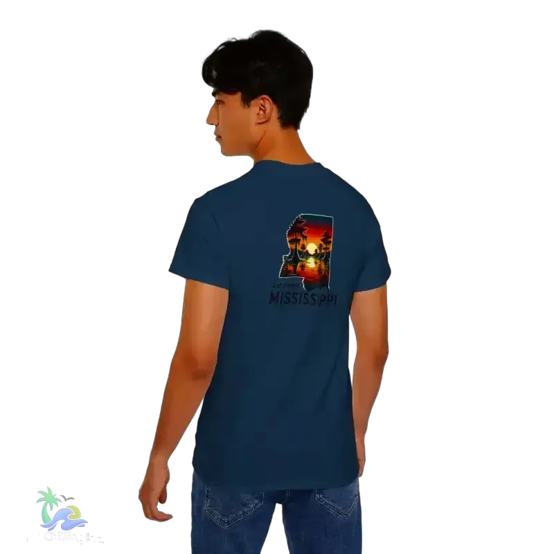 Mississippi Graphic Tee | Soft Breathable Cotton Shirt – Casual Summer Style - Just Chilling Inc.
