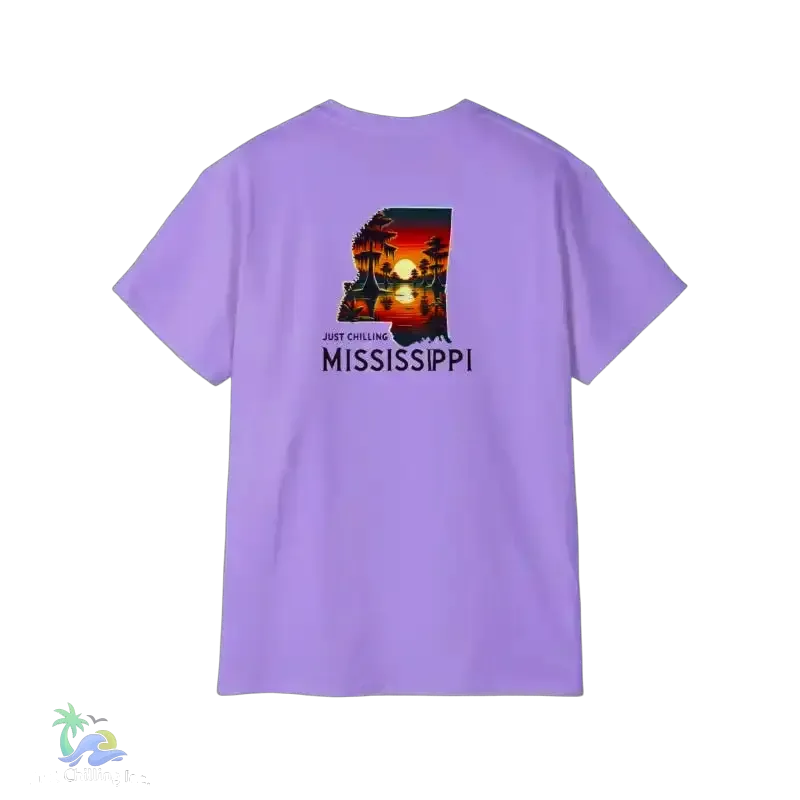 Mississippi Graphic Tee | Soft Breathable Cotton Shirt – Casual Summer Style - Just Chilling Inc.