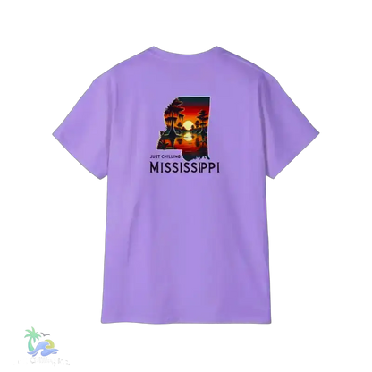 Relaxed Mississippi Graphic Tee Casual Summer T-Shirt Vacation Outfit Gift for Him/Her Ideal for Beach Days - T-Shirt