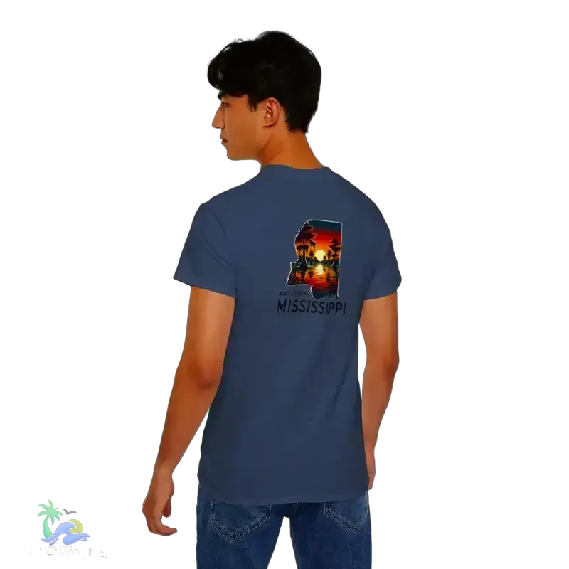 Mississippi Graphic Tee | Soft Breathable Cotton Shirt – Casual Summer Style - Just Chilling Inc.