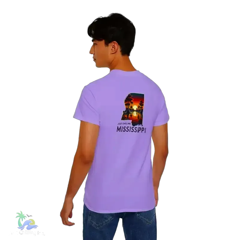 Mississippi Graphic Tee | Soft Breathable Cotton Shirt – Casual Summer Style - Just Chilling Inc.