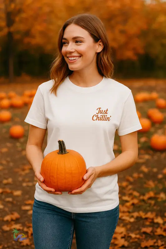 Just Chillin’ Pennsylvania Tee – Autumn Vibes Unisex Graphic T Shirt for Nature Lovers T Shirt