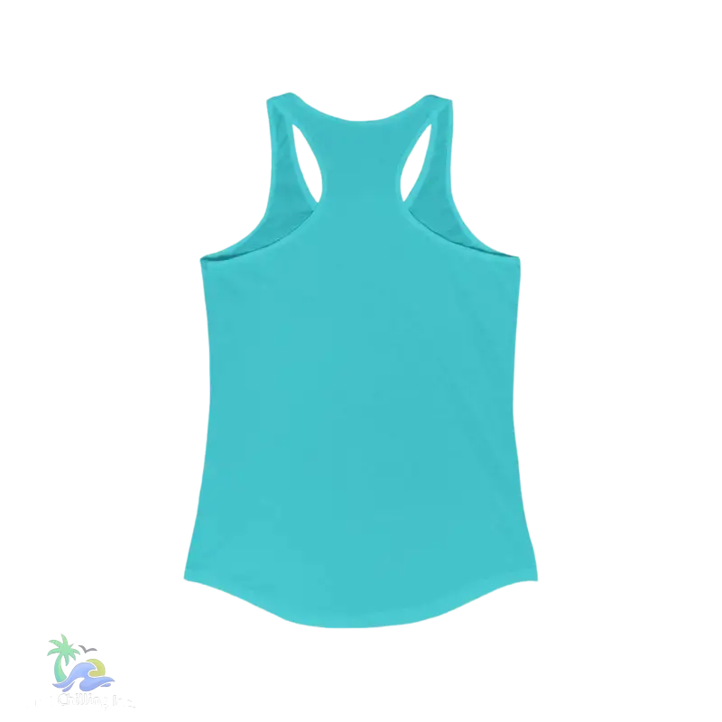 Just Chillin’ Women’s Racerback Tank - Relaxed Summer Vibes - Tank Top