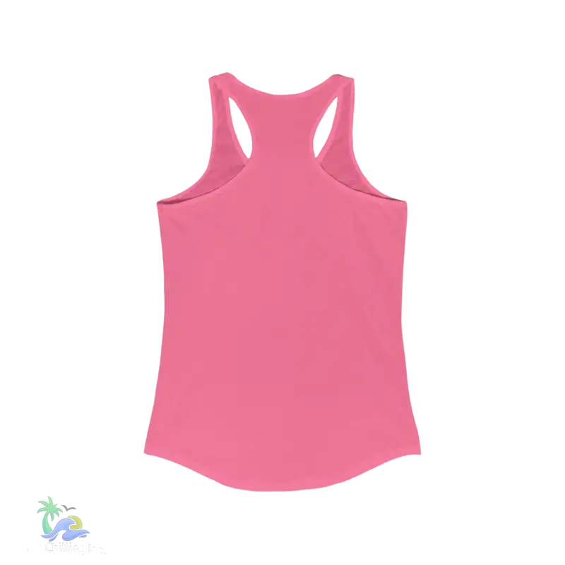 Just Chillin’ Women’s Racerback Tank - Relaxed Summer Vibes - Tank Top