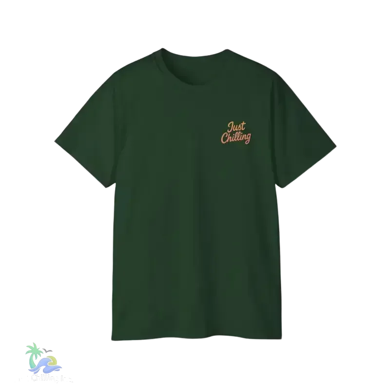 Kids Heavy Cotton Tee – Fun Summer Shirt With Palm Tree Graphic Design - Just Chilling Inc.