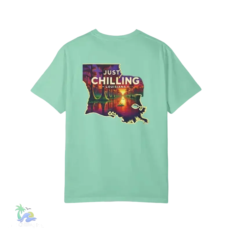 Garment Dyed T-Shirt – Unisex Cotton Tee With Unique Color Texture & Relaxed Fit - Just Chilling Inc.