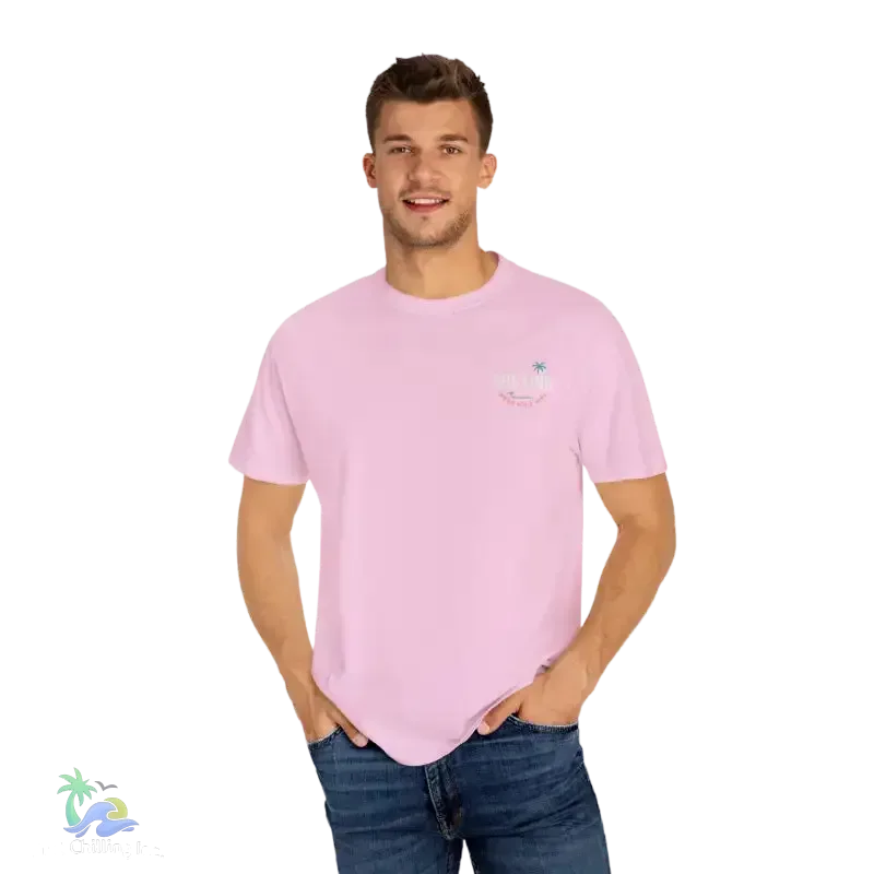 Garment Dyed T-Shirt – Unisex Cotton Tee With Unique Color Texture & Relaxed Fit - Just Chilling Inc.