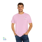 Garment Dyed T-Shirt – Unisex Cotton Tee With Unique Color Texture & Relaxed Fit - Just Chilling Inc.