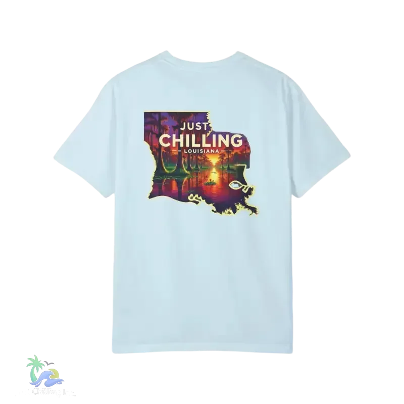 Garment Dyed T-Shirt – Unisex Cotton Tee With Unique Color Texture & Relaxed Fit - Just Chilling Inc.