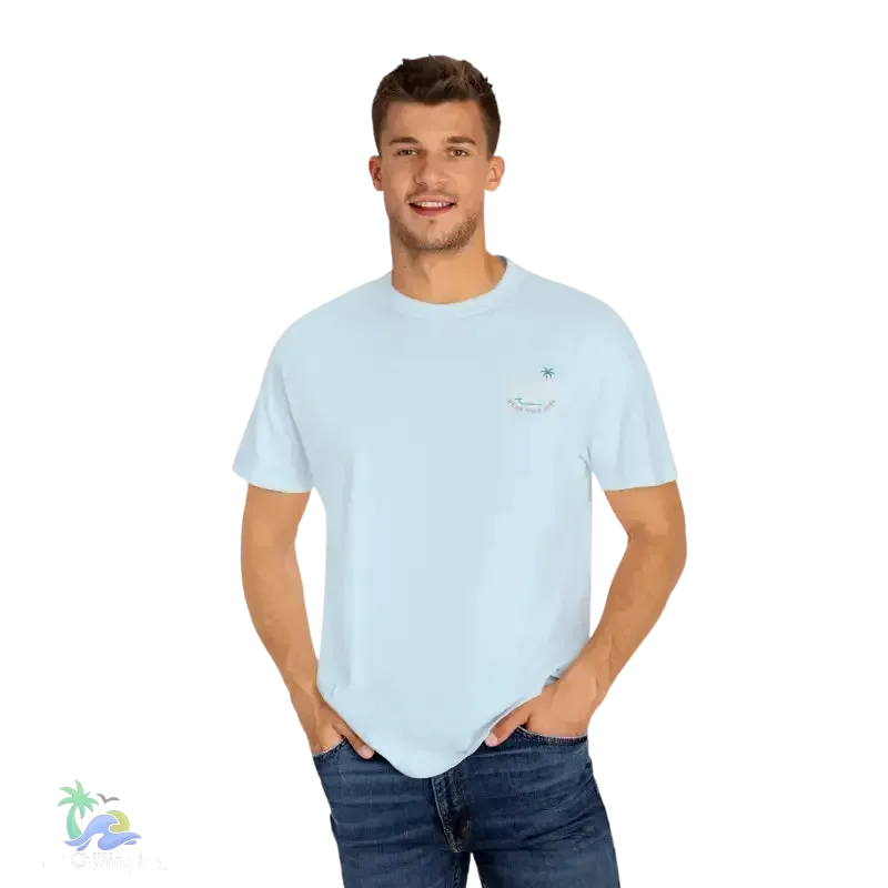 Garment Dyed T-Shirt – Unisex Cotton Tee With Unique Color Texture & Relaxed Fit - Just Chilling Inc.